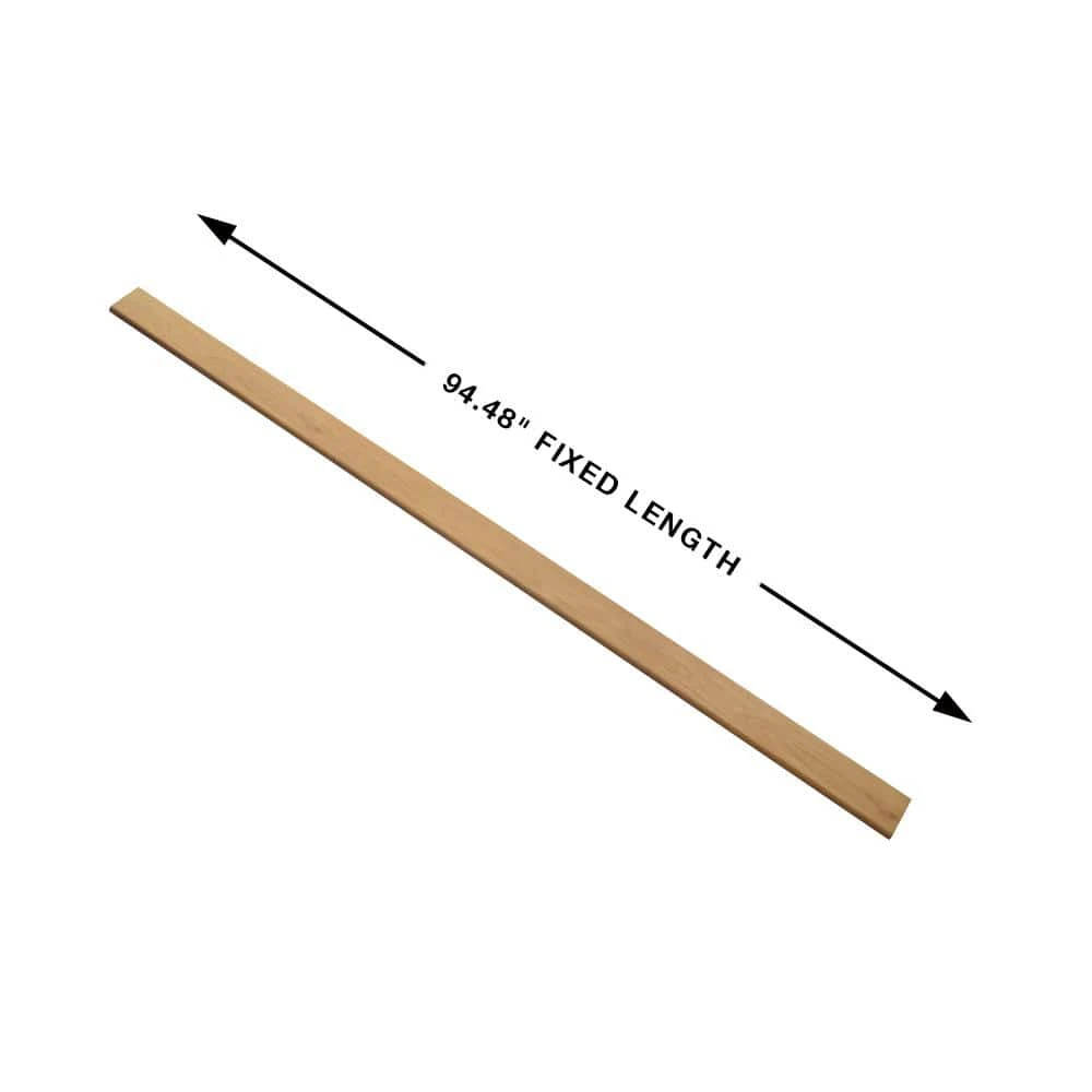 French Oak Alturas 0.944 in. Thickness X 4.527 in. Width X 94.48 in. Length Vinyl Flush Stair Nose Molding by Malibu Wide Plank 4 French Oak Alturas 0.944 in. Thickness X 4.527 in. Width X 94.48 in. Length Vinyl Flush Stair Nose Molding by Malibu Wide Plank - Image 2