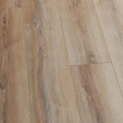Hickory Angel Island 9.13 in. W x 60 in. L Rigid Core Click Lock Luxury Vinyl Plank Flooring (30.45 sq. ft./case) by Malibu Wide Plank