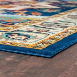 Generation Oriental Aqua 2 ft. x 10 ft. Indoor Runner Rug by Tayse Rugs -Malibu Wide Plank Shop aqua tayse rugs area rugs gen1302 2x10 4f 1000