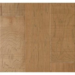 Hickory Bayside 3/8 in. T x 6-1/2 in. Wide x Varying Length Engineered Click Hardwood Flooring (945.50 sq. ft. / pallet) by Malibu Wide Plank