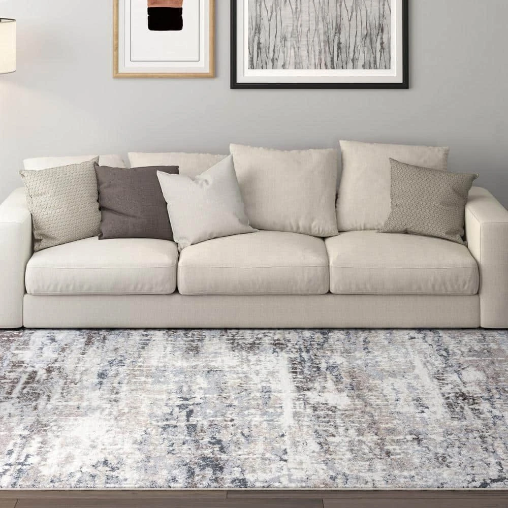 Cellini Abstract Beige 8 ft. x 10 ft. Indoor Area Rug by Tayse Rugs 9 Cellini Abstract Beige 8 ft. x 10 ft. Indoor Area Rug by Tayse Rugs - Image 7