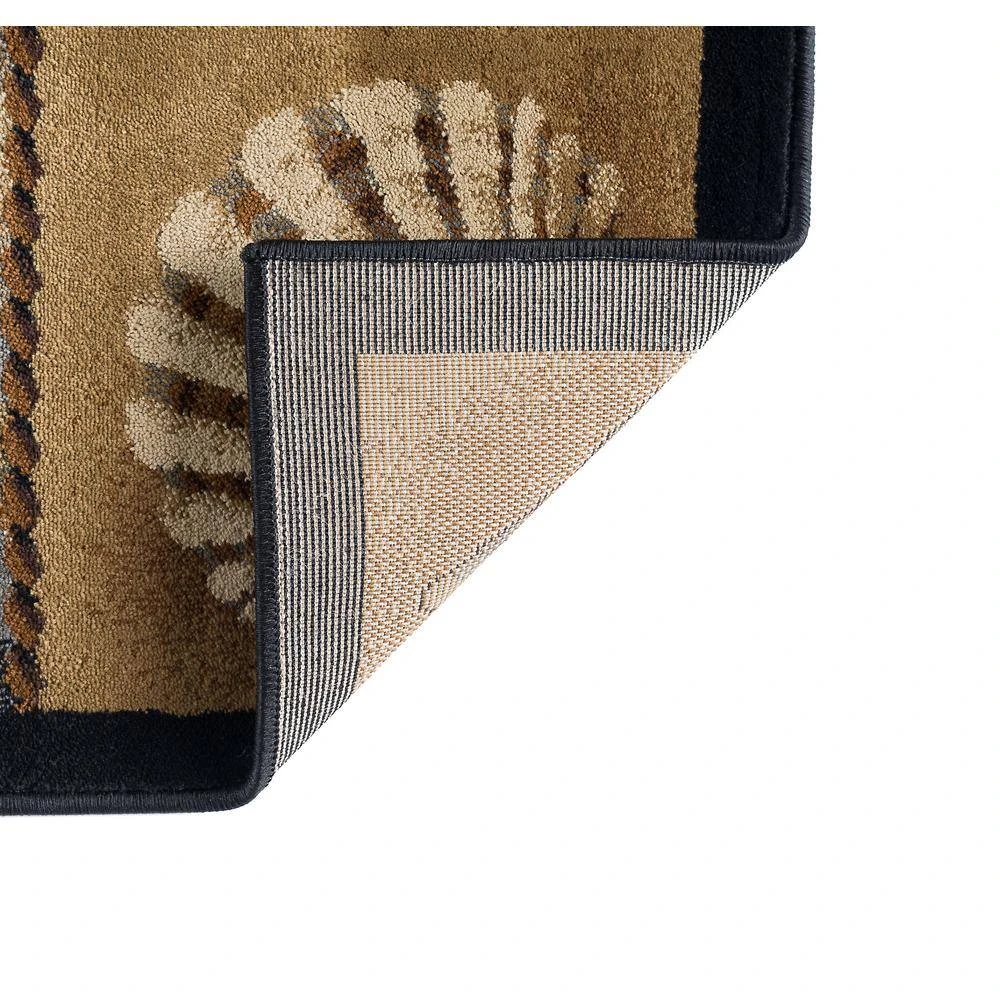 Nature Beige 5 ft. x 8 ft. Lodge Area Rug by Tayse Rugs 8 Nature Beige 5 ft. x 8 ft. Lodge Area Rug by Tayse Rugs - Image 6