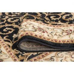 Elegance Oriental Black 9 ft. x 13 ft. Indoor Area Rug by Tayse Rugs -Malibu Wide Plank Shop black tayse rugs area rugs 5403 black 9x13 fa 1000