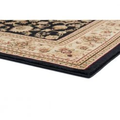 Sensation Border Black 2 ft. x 10 ft. Indoor Runner Rug by Tayse Rugs -Malibu Wide Plank Shop black tayse rugs area rugs sns4723 2x10 c3 1000