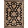 Sensation Border Black 8 ft. x 11 ft. Indoor Area Rug by Tayse Rugs -Malibu Wide Plank Shop black tayse rugs area rugs sns4853 8x11 64 1000