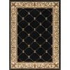 Sensation Border Black 5 ft. x 8 ft. Indoor Area Rug by Tayse Rugs 2 Sensation Border Black 5 ft. x 8 ft. Indoor Area Rug by Tayse Rugs -Malibu Wide Plank Shop black tayse rugs area rugs sns4883 5x8 64 1000