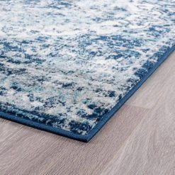 Diamond Medallion Blue 8 ft. x 10 ft. Indoor Area Rug by Tayse Rugs -Malibu Wide Plank Shop blue tayse rugs area rugs dia1301 8x10 c3 1000