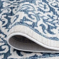 Garden Floral Blue 9 ft. x 12 ft. Indoor Area Rug by Tayse Rugs -Malibu Wide Plank Shop blue tayse rugs area rugs grd6406 9x12 1f 1000