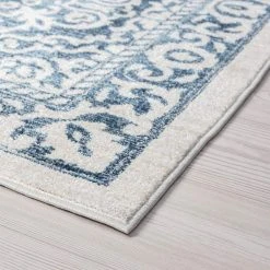 Garden Floral Blue 9 ft. x 12 ft. Indoor Area Rug by Tayse Rugs -Malibu Wide Plank Shop blue tayse rugs area rugs grd6406 9x12 c3 1000