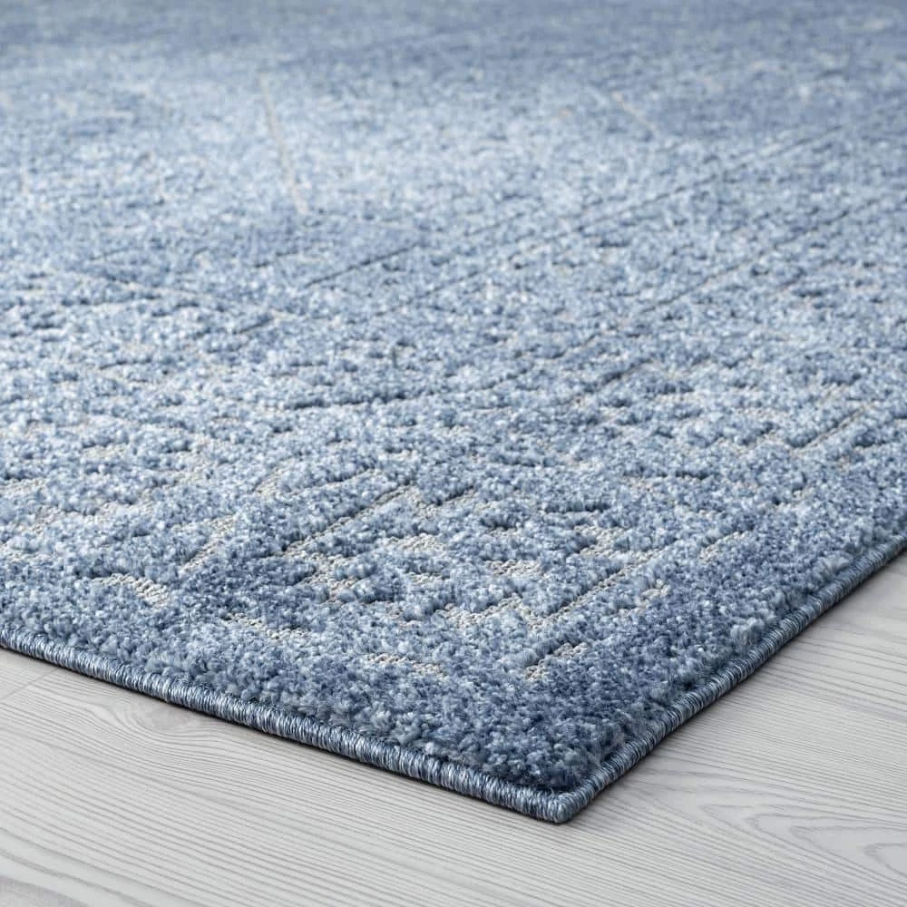 Maya Oriental Blue 9 ft. x 12 ft. Indoor Area Rug by Tayse Rugs 5 Maya Oriental Blue 9 ft. x 12 ft. Indoor Area Rug by Tayse Rugs - Image 3