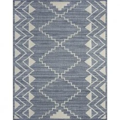 Monaco Moroccan Blue 8 ft. x 10 ft. Indoor Area Rug by Tayse Rugs