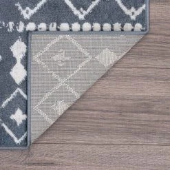 Nexus Geometric Blue 9 ft. x 12 ft. Indoor Area Rug by Tayse Rugs -Malibu Wide Plank Shop blue tayse rugs area rugs nex1001 9x12 4f 1000