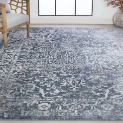 Nexus Oriental Blue 5 ft. x 7 ft. Indoor Area Rug by Tayse Rugs -Malibu Wide Plank Shop blue tayse rugs area rugs nex1701 5x7 31 1000