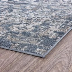 Nexus Oriental Blue 5 ft. x 7 ft. Indoor Area Rug by Tayse Rugs -Malibu Wide Plank Shop blue tayse rugs area rugs nex1701 5x7 c3 1000