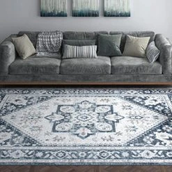 Nexus Medallion Blue 8 ft. x 10 ft. Indoor Area Rug by Tayse Rugs 7 Nexus Medallion Blue 8 ft. x 10 ft. Indoor Area Rug by Tayse Rugs -Malibu Wide Plank Shop blue tayse rugs area rugs nex2201 8x10 31 1000