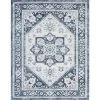Nexus Medallion Blue 8 ft. x 10 ft. Indoor Area Rug by Tayse Rugs -Malibu Wide Plank Shop blue tayse rugs area rugs nex2201 8x10 64 1000