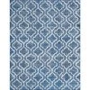 Wyatt Geometric Blue 9 ft. x 12 ft. Indoor Area Rug by Tayse Rugs -Malibu Wide Plank Shop blue tayse rugs area rugs wyt1706 9x12 64 1000