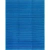 Luna Blue 6 ft. x 9 ft. Stripes Indoor/Outdoor Area Rug by Tayse Rugs 1 Luna Blue 6 ft. x 9 ft. Stripes Indoor/Outdoor Area Rug by Tayse Rugs -Malibu Wide Plank Shop blue tayse rugs outdoor rugs lna1006 6x9 64 1000