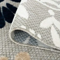 Oasis Floral Blue 5 ft. x 7 ft. Indoor/Outdoor Area Rug by Tayse Rugs -Malibu Wide Plank Shop blue tayse rugs outdoor rugs oas1106 5x7 1f 1000