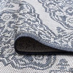 Vista Floral Blue 5 ft. x 7 ft. Indoor/Outdoor Area Rug by Tayse Rugs 14 Vista Floral Blue 5 ft. x 7 ft. Indoor/Outdoor Area Rug by Tayse Rugs -Malibu Wide Plank Shop blue tayse rugs outdoor rugs vis1206 5x7 1f 1000