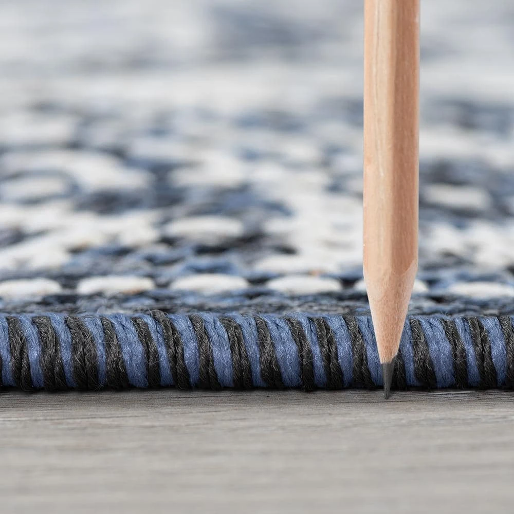 Vista Floral Blue 8 ft. x 10 ft. Indoor/Outdoor Area Rug by Tayse Rugs 4 Vista Floral Blue 8 ft. x 10 ft. Indoor/Outdoor Area Rug by Tayse Rugs - Image 2