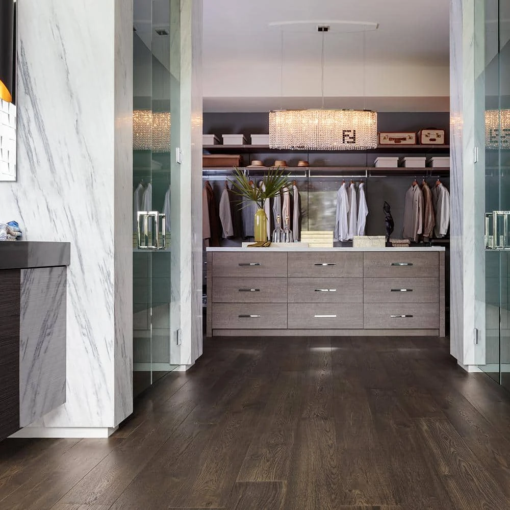 French Oak Bodega 1/2 in. Thick x 7-1/2 in. Wide x Varying Length Engineered Hardwood Flooring (1,399.2 sq. ft./pallet) by Malibu Wide Plank 4 French Oak Bodega 1/2 in. Thick x 7-1/2 in. Wide x Varying Length Engineered Hardwood Flooring (1,399.2 sq. ft./pallet) by Malibu Wide Plank - Image 2
