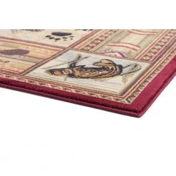 Nature Red 5 ft. x 7 ft. Lodge Area Rug by Tayse Rugs 16 Nature Red 5 ft. x 7 ft. Lodge Area Rug by Tayse Rugs -Malibu Wide Plank Shop brown tayse rugs area rugs ntr6550 5x8 d4 1000