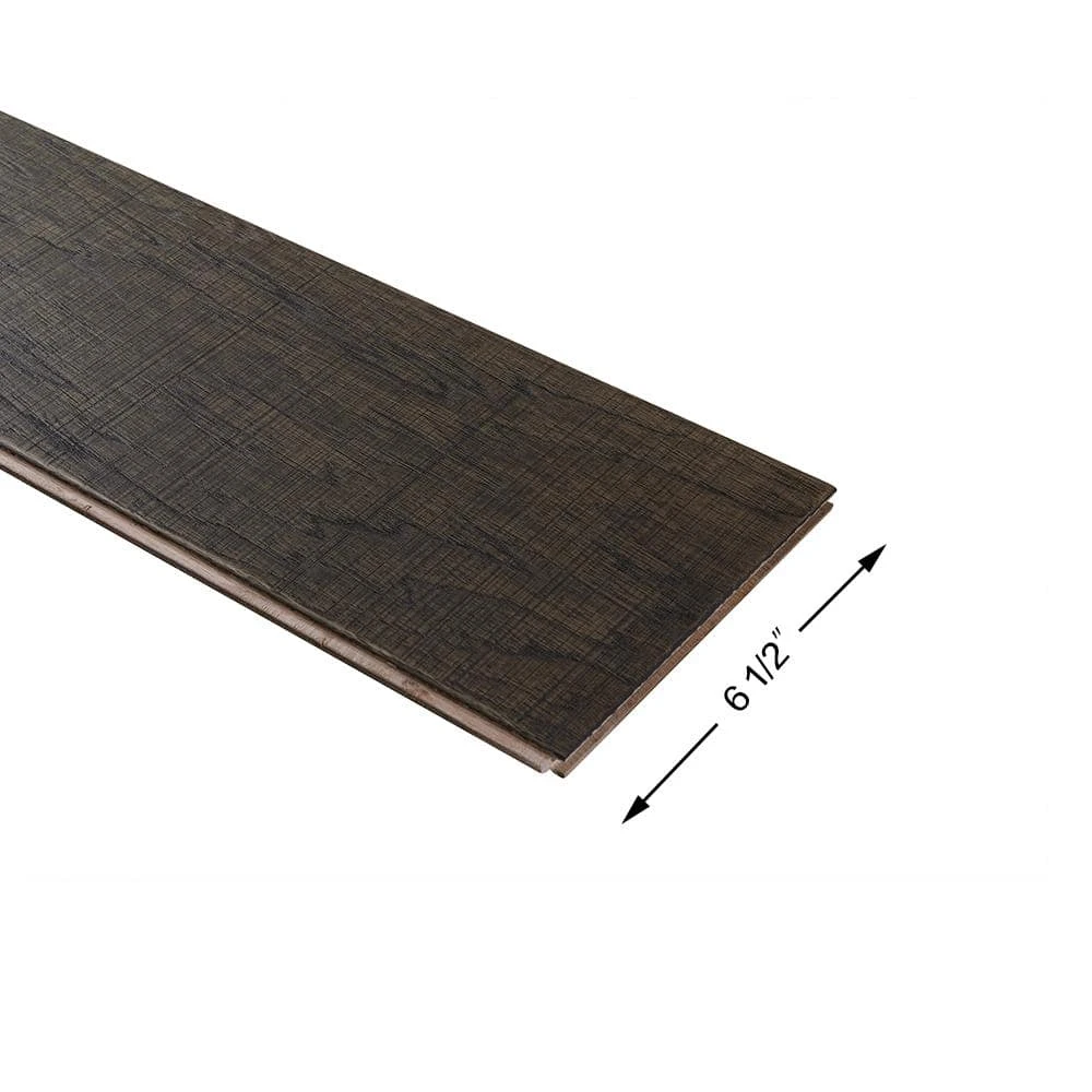 Hickory Cabrillo 1/2 in. Thick x 6 1/2 in. Wide x Varying Length Engineered Hardwood Flooring (20.35 sq. ft./case) by Malibu Wide Plank 7 Hickory Cabrillo 1/2 in. Thick x 6 1/2 in. Wide x Varying Length Engineered Hardwood Flooring (20.35 sq. ft./case) by Malibu Wide Plank - Image 5