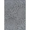 Veranda Floral Charcoal 8 ft. x 10 ft. Indoor/Outdoor Area Rug by Tayse Rugs -Malibu Wide Plank Shop charcoal tayse rugs outdoor rugs vnd2618 8x10 64 1000