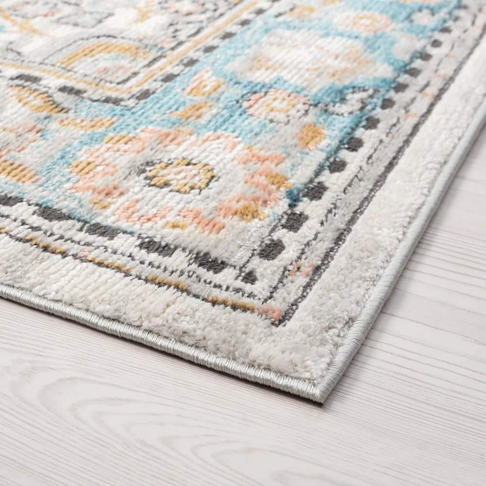 Anabel Medallion Cream 8 ft. x 10 ft. Indoor Area Rug by Tayse Rugs 5 Anabel Medallion Cream 8 ft. x 10 ft. Indoor Area Rug by Tayse Rugs - Image 3