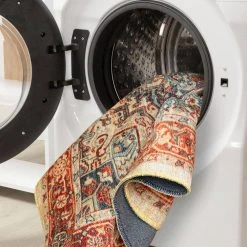 Antiquity Oriental Cream 5 ft. x 8 ft. Machine Washable Indoor Area Rug by Tayse Rugs