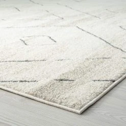 Maya Geometric Cream 8 ft. x 10 ft. Indoor Area Rug by Tayse Rugs -Malibu Wide Plank Shop cream tayse rugs area rugs may1317 8x10 c3 1000