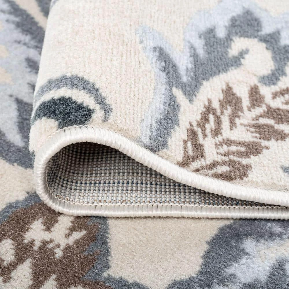 Madison Floral Cream 8 ft. x 10 ft. Indoor Area Rug by Tayse Rugs 7 Madison Floral Cream 8 ft. x 10 ft. Indoor Area Rug by Tayse Rugs - Image 5