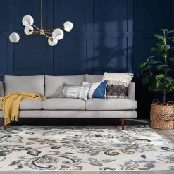 Madison Floral Cream 8 ft. x 10 ft. Indoor Area Rug by Tayse Rugs 19 Madison Floral Cream 8 ft. x 10 ft. Indoor Area Rug by Tayse Rugs -Malibu Wide Plank Shop cream tayse rugs area rugs mdn4217 8x10 31 1000