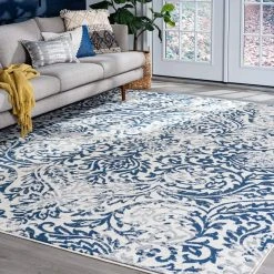 Madison Oriental Cream 8 ft. x 10 ft. Indoor Area Rug by Tayse Rugs -Malibu Wide Plank Shop cream tayse rugs area rugs mdn4517 8x10 fa 1000