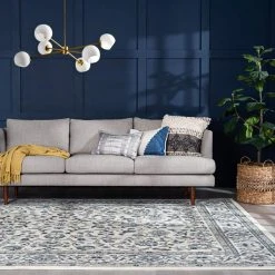 Madison Floral Cream 9 ft. x 13 ft. Indoor Area Rug by Tayse Rugs -Malibu Wide Plank Shop cream tayse rugs area rugs mdn4617 9x13 31 1000