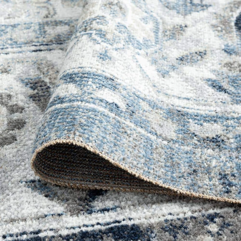 Palazzo Oriental Cream 8 ft. x 10 ft. Indoor Area Rug by Tayse Rugs 7 Palazzo Oriental Cream 8 ft. x 10 ft. Indoor Area Rug by Tayse Rugs - Image 5