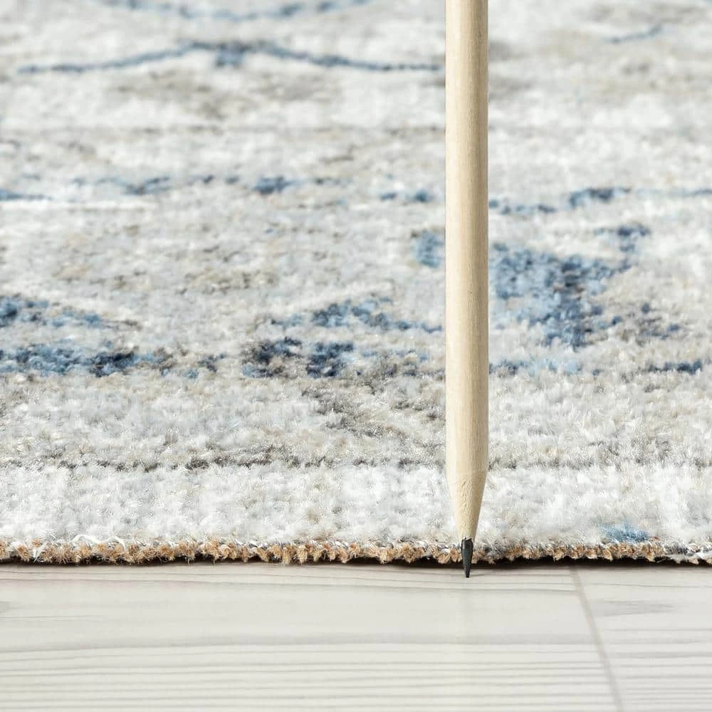 Palazzo Oriental Cream 8 ft. x 10 ft. Indoor Area Rug by Tayse Rugs 4 Palazzo Oriental Cream 8 ft. x 10 ft. Indoor Area Rug by Tayse Rugs - Image 2