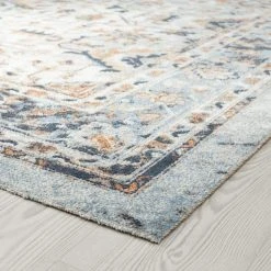 Palazzo Border Cream 8 ft. x 10 ft. Indoor Area Rug by Tayse Rugs -Malibu Wide Plank Shop cream tayse rugs area rugs plz2517 8x10 c3 1000