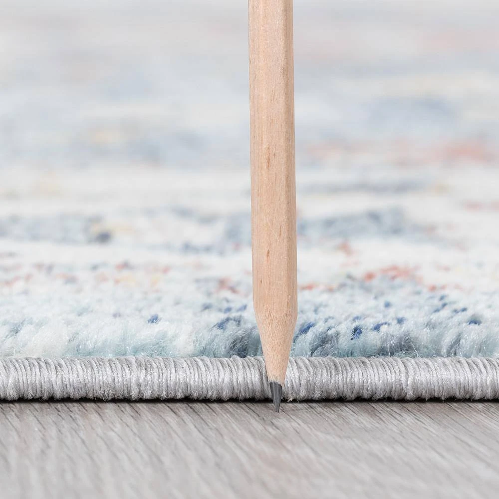 Reina Oriental Cream 8 ft. Round Indoor Area Rug by Tayse Rugs 4 Reina Oriental Cream 8 ft. Round Indoor Area Rug by Tayse Rugs - Image 2