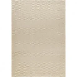 Farmhouse Solid Cream 5 ft. x 8 ft. Indoor/Outdoor Area Rug by Tayse Rugs