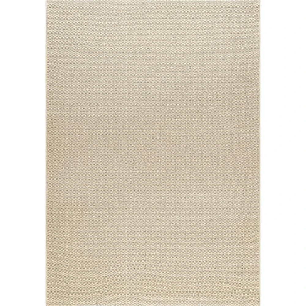 Farmhouse Solid Cream 5 ft. x 8 ft. Indoor/Outdoor Area Rug by Tayse Rugs 3 Farmhouse Solid Cream 5 ft. x 8 ft. Indoor/Outdoor Area Rug by Tayse Rugs