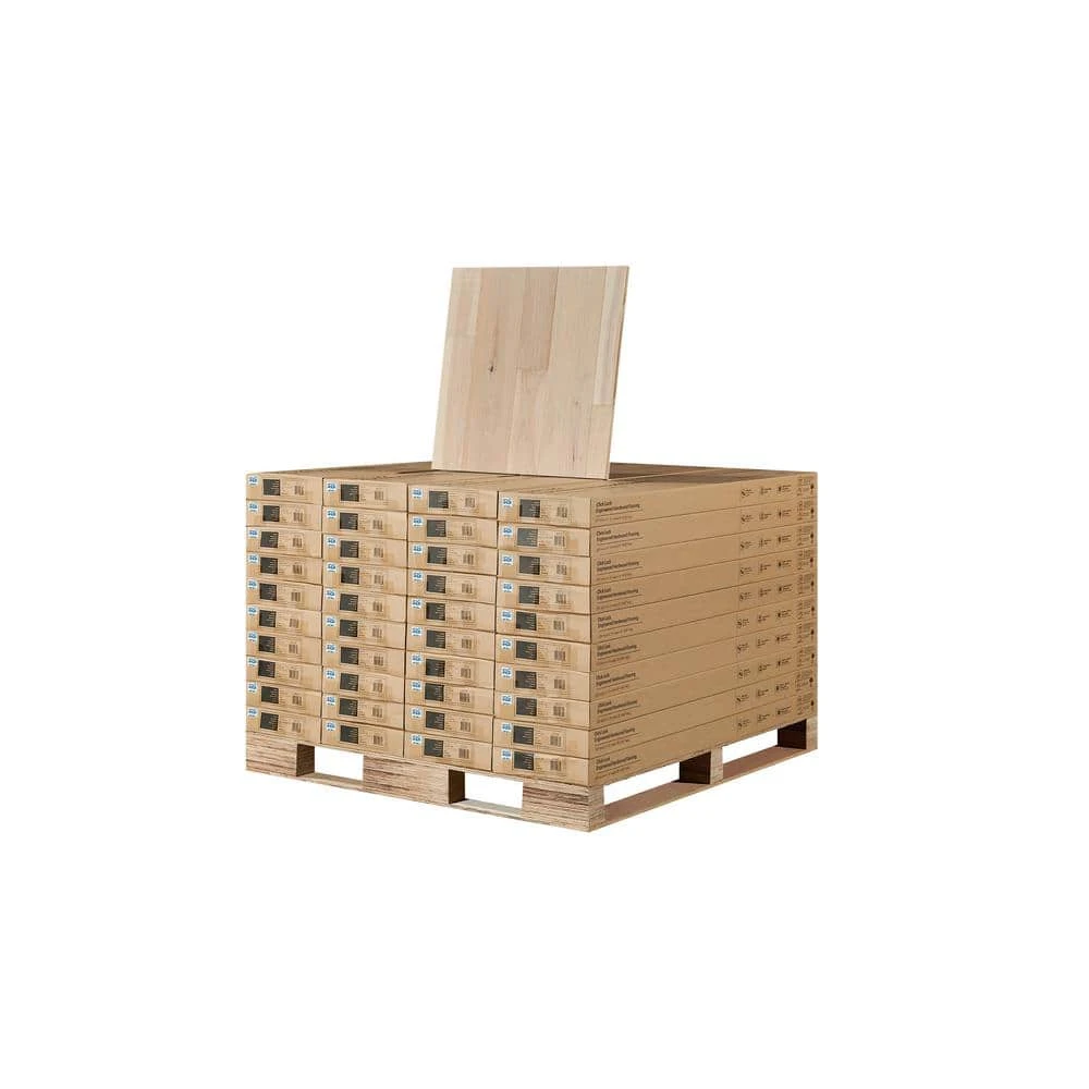 Hickory Crescent 3/8 in. T x 4 and 6 in. Multi-W x Varying L Engineered Click Hardwood Flooring(793.94 sq. ft./pallet) by Malibu Wide Plank 5 Hickory Crescent 3/8 in. T x 4 and 6 in. Multi-W x Varying L Engineered Click Hardwood Flooring(793.94 sq. ft./pallet) by Malibu Wide Plank - Image 3