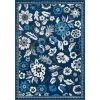 Madison Floral Dark Blue 5 ft. x 7 ft. Indoor Area Rug by Tayse Rugs -Malibu Wide Plank Shop dark blue tayse rugs area rugs mdn4307 5x7 64 1000
