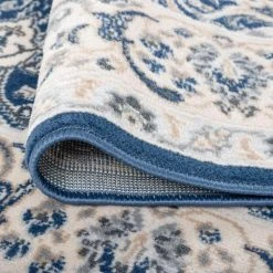 Madison Floral Dark Blue 8 ft. x 10 ft. Indoor Area Rug by Tayse Rugs -Malibu Wide Plank Shop dark blue tayse rugs area rugs mdn4407 8x10 1f 1000