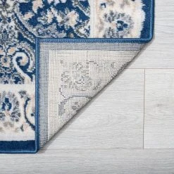 Madison Floral Dark Blue 8 ft. x 10 ft. Indoor Area Rug by Tayse Rugs -Malibu Wide Plank Shop dark blue tayse rugs area rugs mdn4407 8x10 44 1000