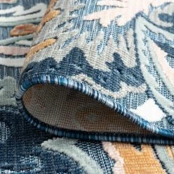 Tropic Floral Dark Blue 8 ft. x 10 ft. Indoor/Outdoor Area Rug by Tayse Rugs 14 Tropic Floral Dark Blue 8 ft. x 10 ft. Indoor/Outdoor Area Rug by Tayse Rugs -Malibu Wide Plank Shop dark blue tayse rugs outdoor rugs trp1307 8x10 1f 1000