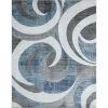 Jaize Abstract Dark Gray 8 ft. x 10 ft. Indoor Area Rug by Tayse Rugs -Malibu Wide Plank Shop dark gray tayse rugs area rugs jze1441 8x10 64 1000