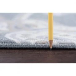 Madison Floral Dark Gray 2 ft. x 10 ft. Indoor Runner Rug by Tayse Rugs -Malibu Wide Plank Shop dark gray tayse rugs area rugs mdn3541 2x10 c3 1000