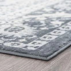 Madison Medallion Dark Gray 8 ft. x 10 ft. Indoor Area Rug by Tayse Rugs -Malibu Wide Plank Shop dark gray tayse rugs area rugs mdn3841 8x10 4f 1000